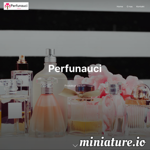 Miniatura Perfumy – serwis społecznościowy www.perfunauci.pl