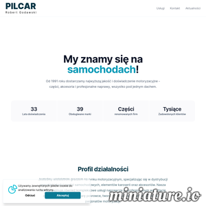 Miniatura Auto Części samochodowe www.pilcar.pl