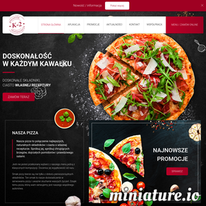 Miniatura Sieć pizzerii www.pizzeria-k2.pl