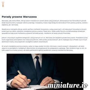 Miniatura Pomoc prawna www.porady-prawne.waw.pl