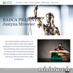 Miniatura Kancelaria Radcy Prawnego. Justyna Mrowiec www.radcaprawnyradom.pl
