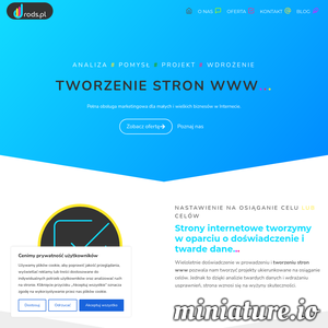 Miniatura Strony internetowe, serwis, Gorlice, Kraków. www.rods.pl