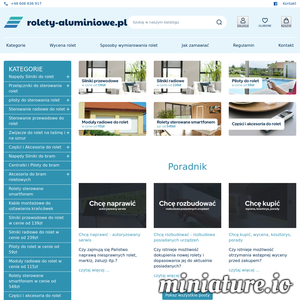 Miniatura Rolety zewnętrzne www.rolety-aluminiowe.pl