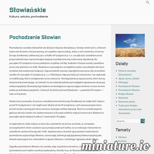 Miniatura Obrzędy słowiańskie www.slowianskie.com