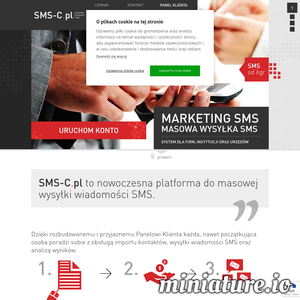 Miniatura SMS-C Masowa wysyłka wiadomości SMS www.sms-c.pl