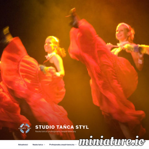 Miniatura Studio Tańca Styl – szkoła i zespół taneczny www.studiostyl.com
