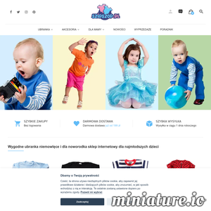 Miniatura Ubranka dla niemowląt – sklep dla dzieci www.szipszop.pl