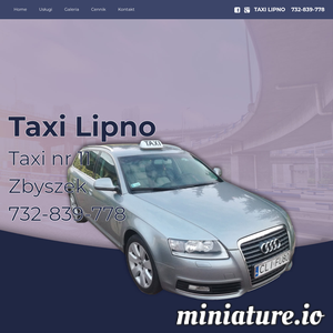 Miniatura Taksówka Lipno www.taxilipno.pl