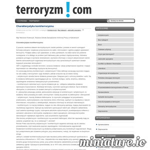 Miniatura Terroryzm islamski www.terroryzm.com