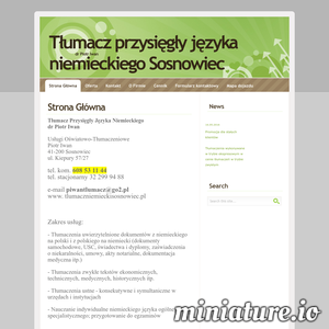 Miniatura tłumacz języka niemieckiego Sosnowiec www.tlumaczniemieckisosnowiec.pl