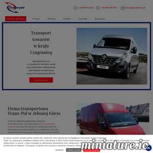 Miniatura Transpol – transport, przeprowadzki www.transjg.pl