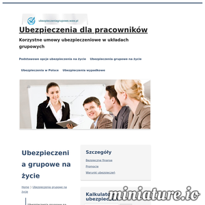 Miniatura Ubezpieczenia społeczne i zdrowotne osób zatrudnionych www.ubezpieczeniagrupowe.waw.pl