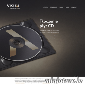 Miniatura Tłoczenie płyt cd www.vm-records.pl