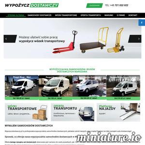 Miniatura Wypożyczalnia samochodów dostawczych www.wypozyczdostawczy.pl