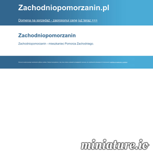 Miniatura Zachodniopomorzanin.pl – darmowe ogłoszenia www.zachodniopomorzanin.pl