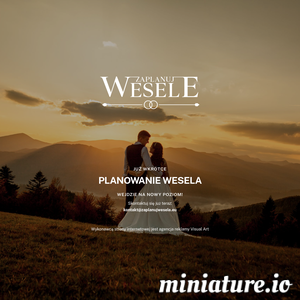 Miniatura Wesele i ślub – Portal weselny www.zaplanujwesele.eu