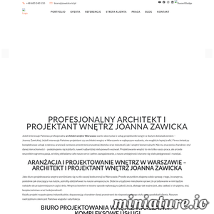 Miniatura Projektowanie wnetrz www.zawicka-id.pl