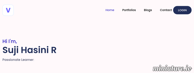Suji Hasini R Website