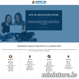 Asiat.Espritderencontre.fr : Site de rencontre asiatique