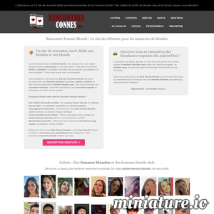 Blonds.Rencontres-Connes.Top : Rencontre Femme Blonde - Site de Rencontres Blondes & Blonds