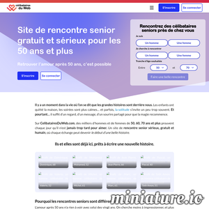 Celibatairesduweb.com : Rencontre senior gratuite et sérieuse 2025 | CélibatairesDuWeb
