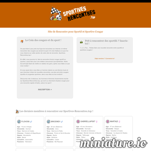Cougars.Sportives-Rencontres.Top : Site de Rencontres entre Cougars Sportifs et Sportives