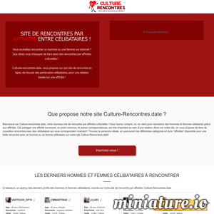 Culture-rencontres.date – Rencontres Spiritualité : Site de rencontre par affinités culturelles