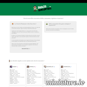 Droles-Rencontres.Top : Site de Rencontre drôle, marrant et amusant