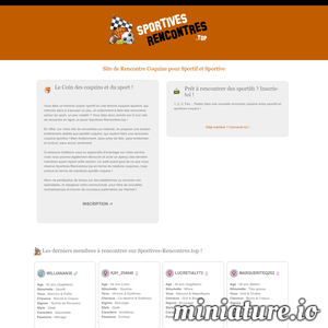Flirts.Sportives-Rencontres.Top : Site de Rencontres entre Sportifs et Sportives Coquins