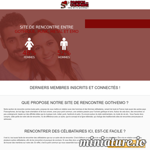 Gothique.Passioncommune.Com : Site de rencontre gothique, punk, metal et emo