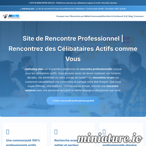 Jobdating.Date : JobDating.date - Rencontres professionnelles et célibataires