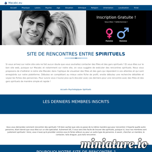 Macabc.eu – Affinité Spirituelle : Rencontre Spirituelle | Site de rencontre pour âmes en éveil