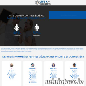 Manga.Geek-Rencontres.Club : Site de rencontres mangas et japanimation