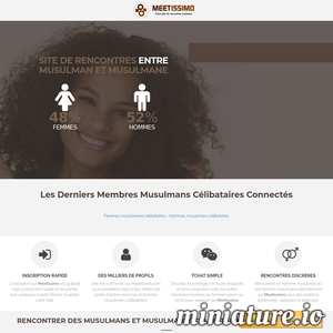 Musulman.Meetissimo.Com : Site de Rencontres entre musulman et musulmane