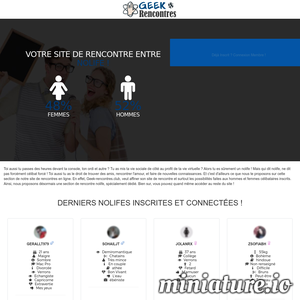 Nolife.Geek-Rencontres.Club : Site de rencontre nolife