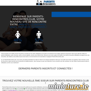 Parents-Rencontres.Club : Site de rencontre parents célibataires, veufs, divorcés ou séparés