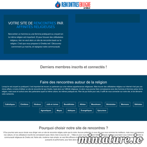Religion.Oneiko.Net : Site de rencontre par affinité religieuse