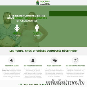 Rondes.Date : Site de Rencontres Rondes, Gros et Obèses