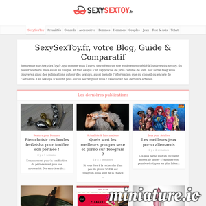 Sexysextoy.fr : Blog, Guide & Comparatif du Sex Toy Sexy - SexySextoy