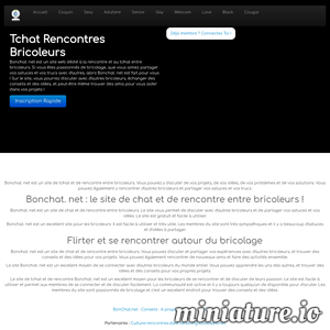 Bonchat.net : Tchat Rencontres Bricoleurs -  BonChat.net