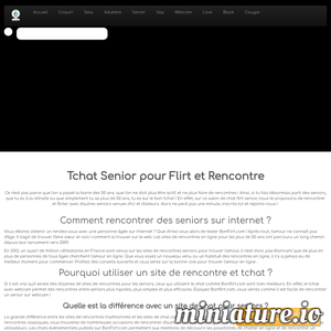 Bonflirt.com : Rencontre et Chat Flirt Seniores