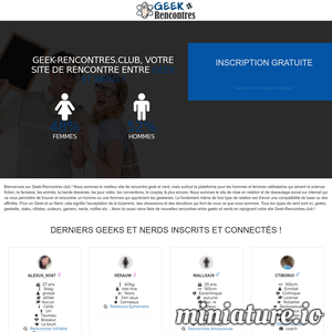 Geek-Rencontres.Club : Site de rencontre geek et nerd