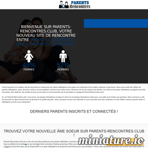 Parents-Rencontres.Club : Site de rencontre parents célibataires, veufs, divorcés ou séparés