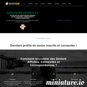 Rencontre-affinite.eu : Site de rencontre senior affinité, connexité et correspondance