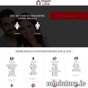 Tchat-in-love.com : Site de Tchat et Rencontre Femme bricolo