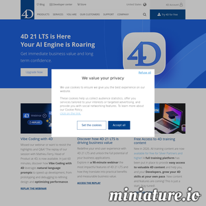 4D Website Home