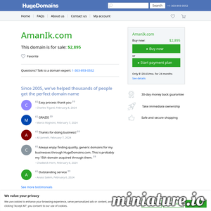 www.amanik.com的网站缩略图