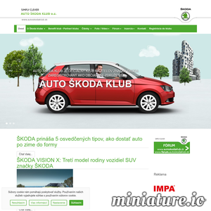www.autoskodaklub.sk的网站缩略图