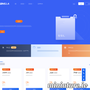 www.dns.la的网站缩略图