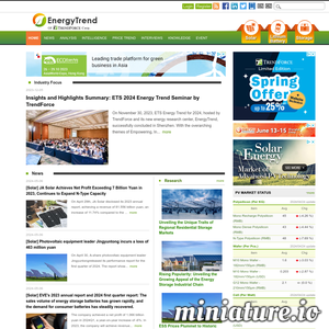 www.energytrend.com的网站缩略图